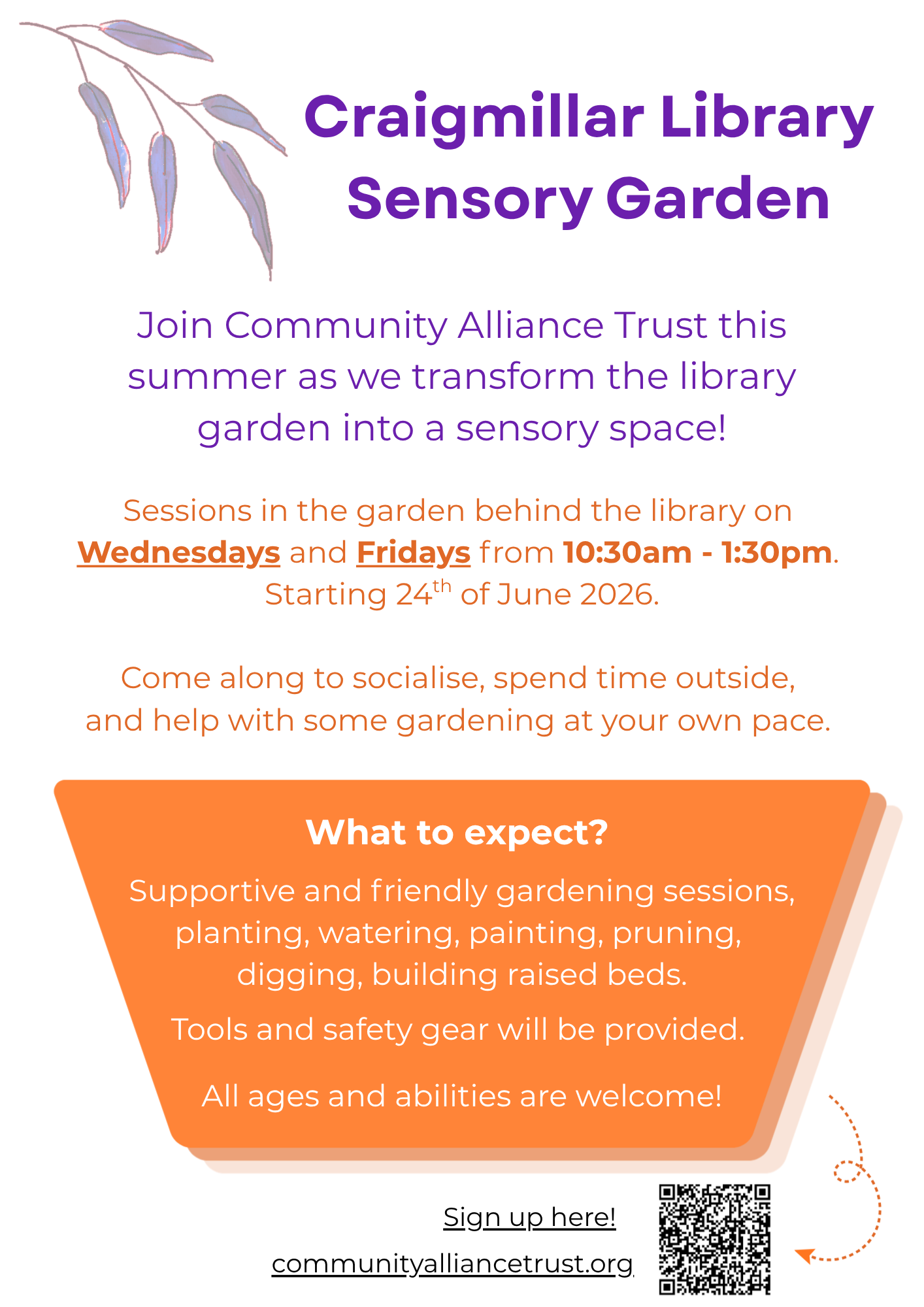 Craigmillar Library Sensory Garden Creation Sessions