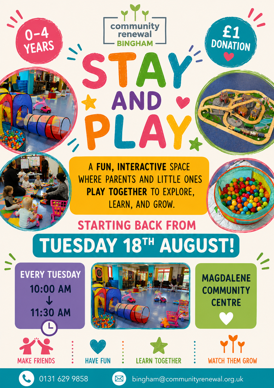 Stay & Play at Magdalene Community Centre