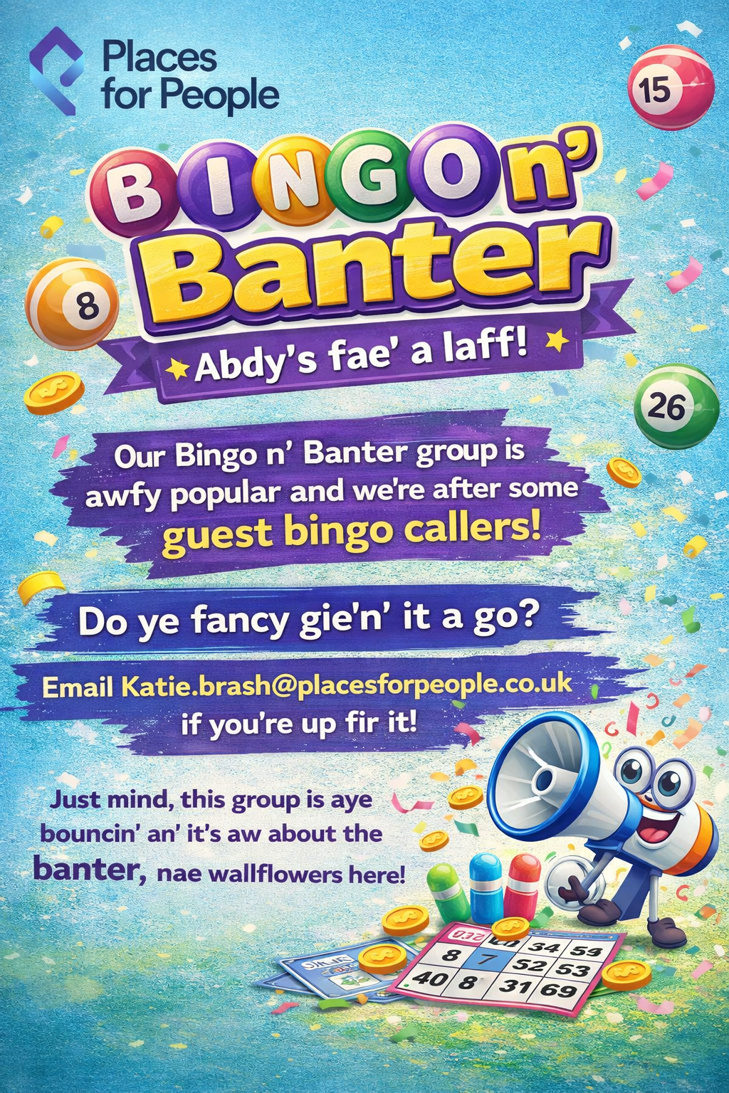 Volunteer Bingo Callers